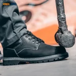 کیفیت کفش ایمنی همکار مدل پازل مشکی