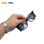 عینک ایمنی پارس اپتیک شیشه ای سفید مدل اسپرت