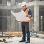 کفش ایمنی مهندسی ارک nova تو محیط کارگاه ساختمانی