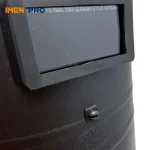 جنس ماسک جوشکاری تک پلاست دستی هلالی با پلاستیک با کیفیت