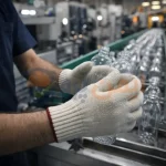 دستکش دستکش نخی بافتنی 70 گرم مقاوم در برابر حرارت