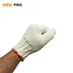 جنس دستکش کار 70 گرم بافتنی نخی از پنبه با قابلیت جذب بالا