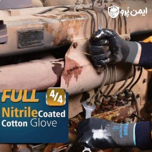 استفاده از دستکش نیتریل کالکان 4/4 ساده هنگام تعمیر موتور خودرو