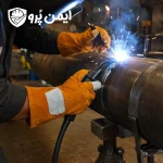 دستکش جوشکاری سیم دوز | طرح آمریکایی - Image 6