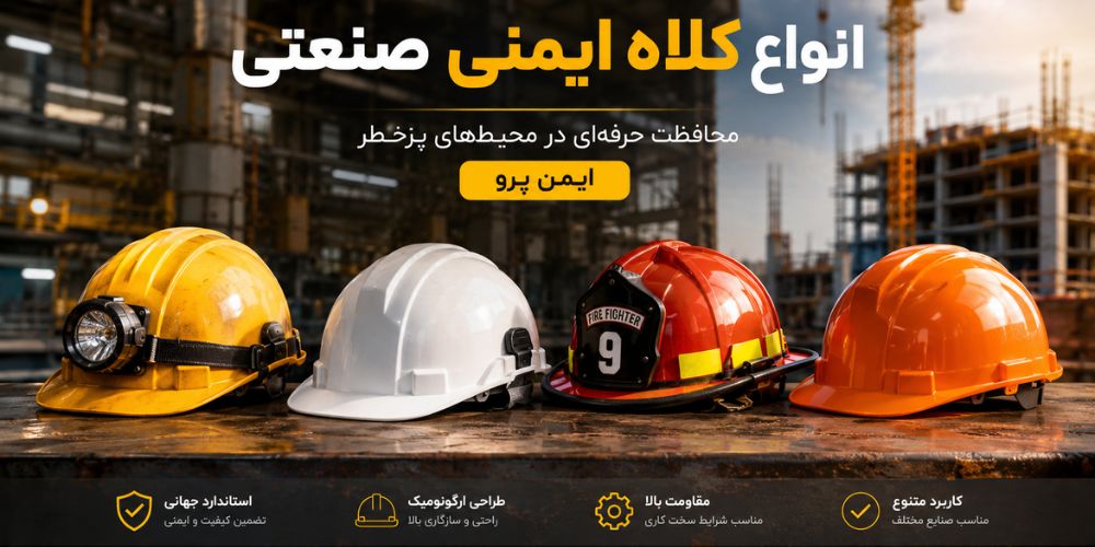 انواع کلاه ایمنی صنعتی